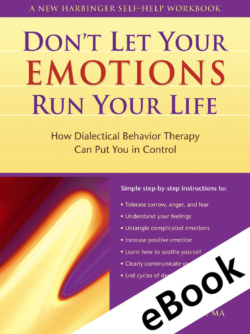 Title details for Don't Let Your Emotions Run Your Life by Scott A. Spradlin - Available